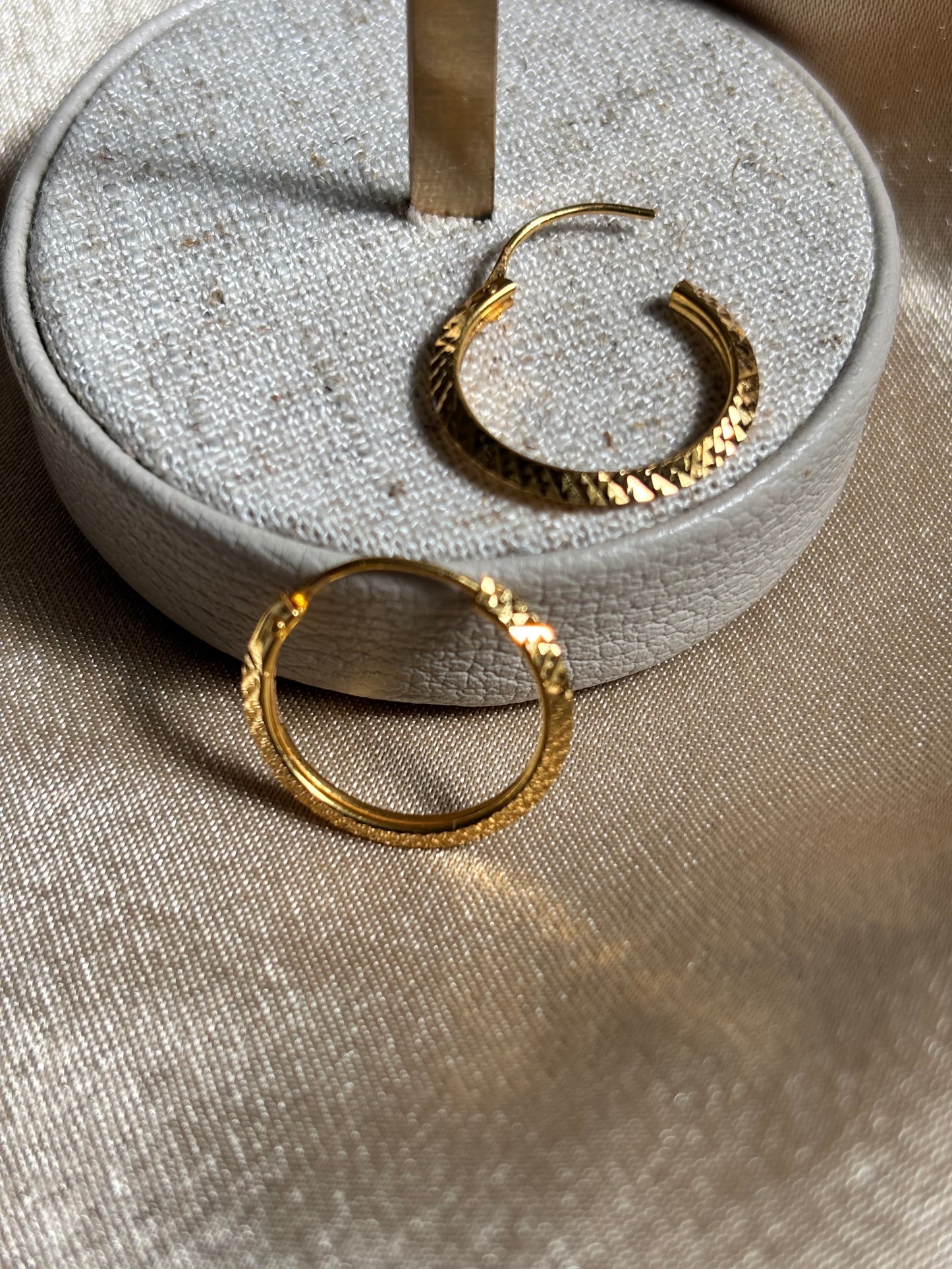 22ct gold earrings