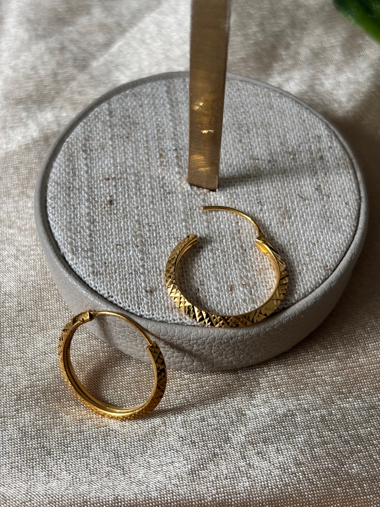 22ct gold earrings
