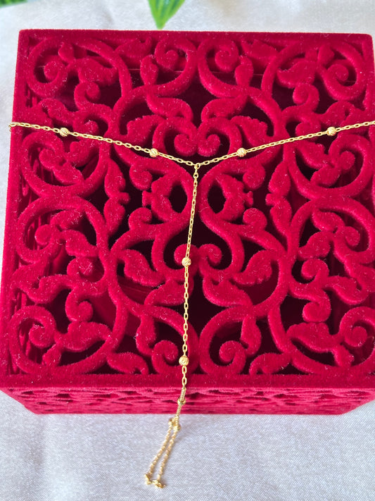 22ct gold hand chain