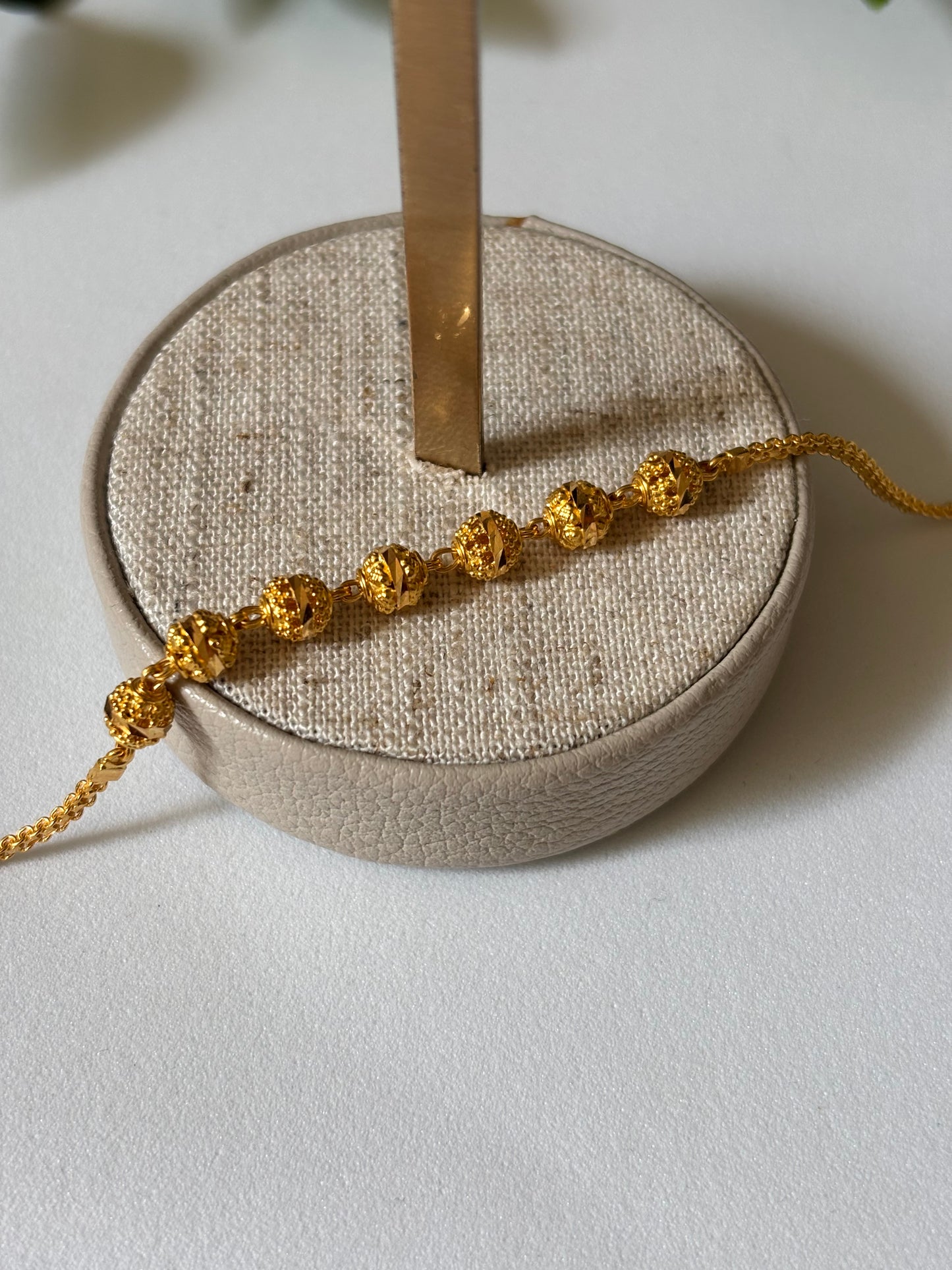 22k gold bracelet