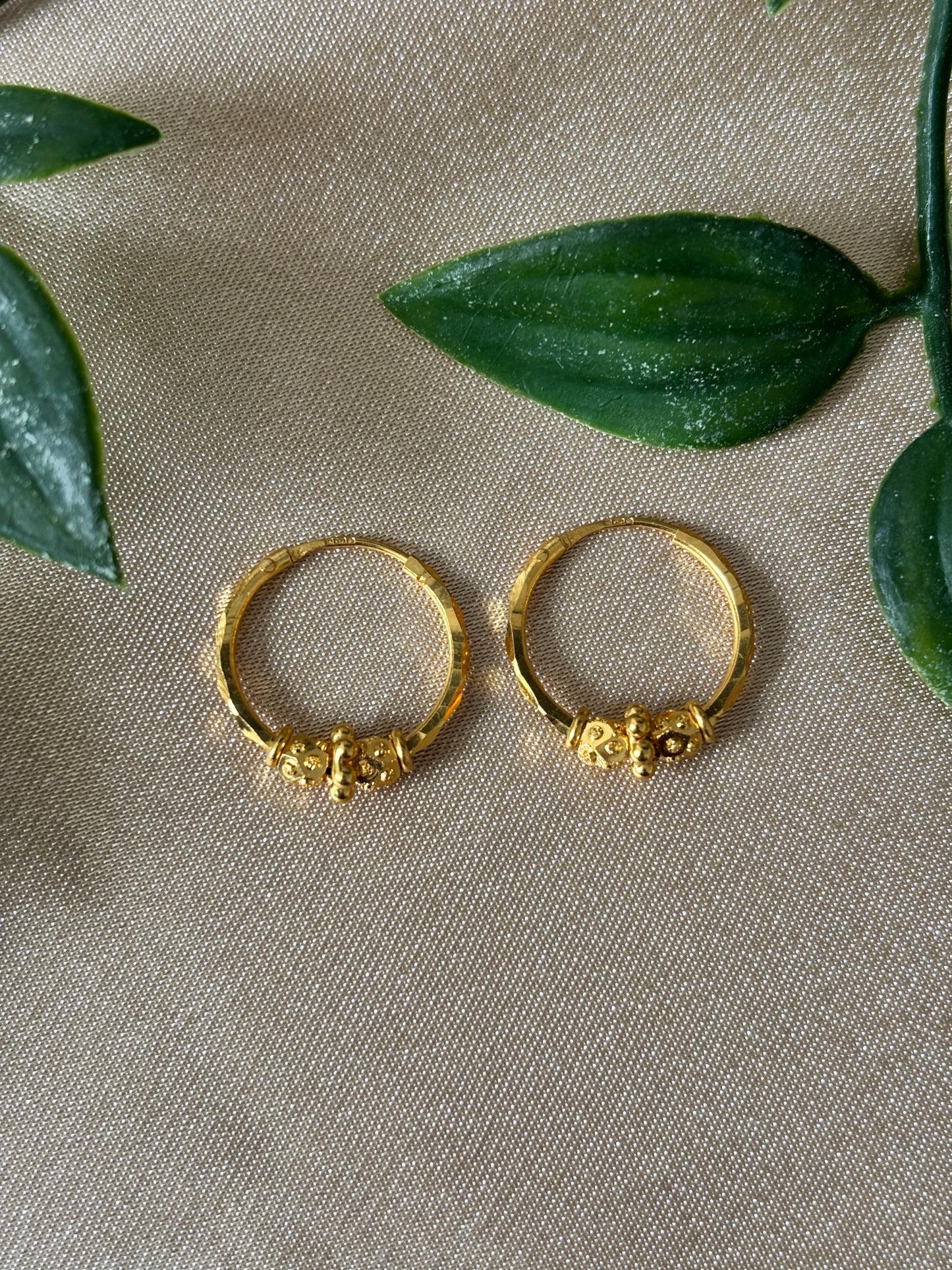 22ct gold earrings