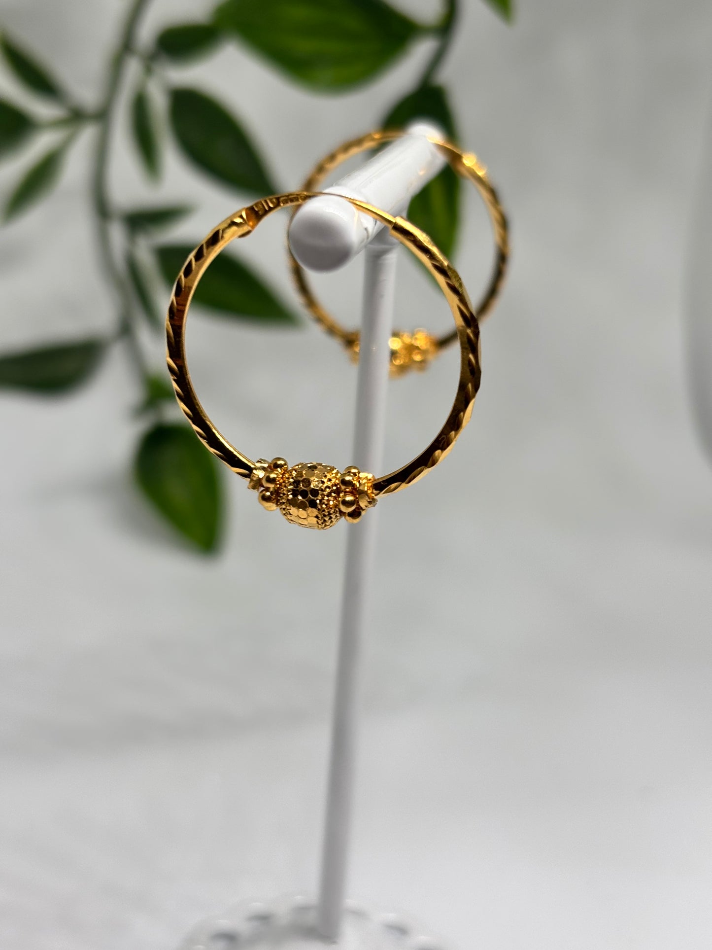 22ct gold earrings
