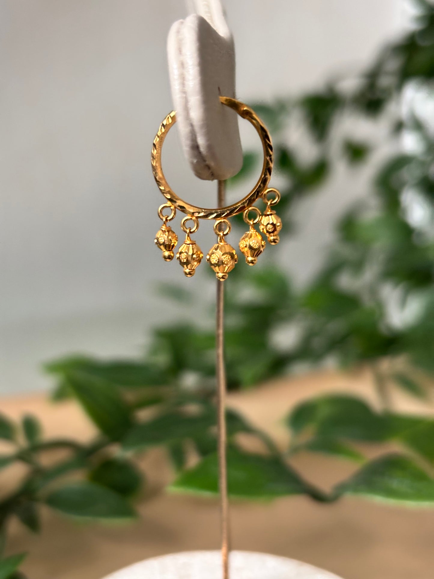 22ct gold earrings