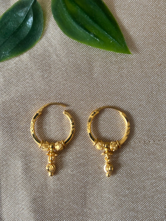 22ct gold earrings