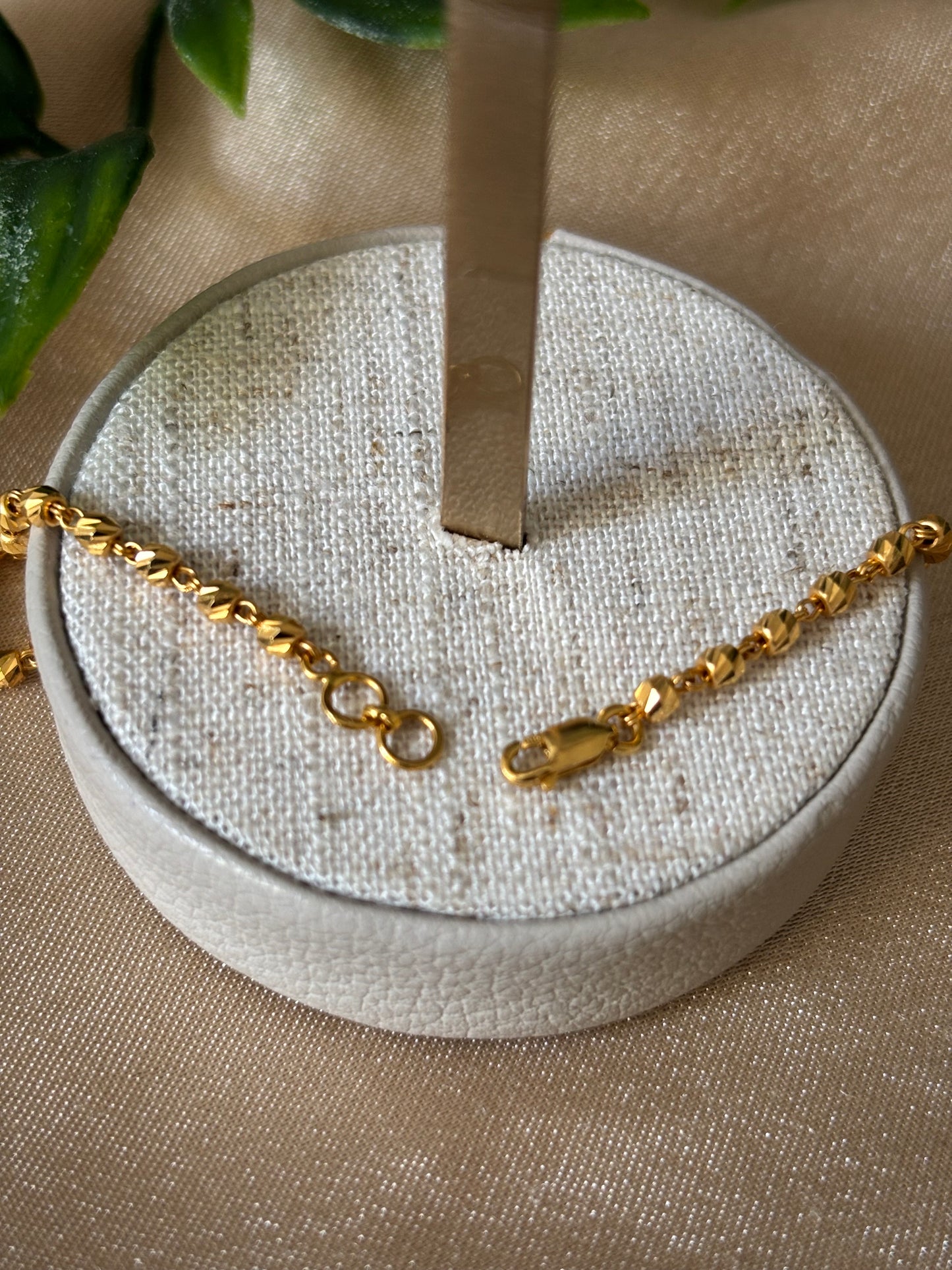 22k gold bracelet