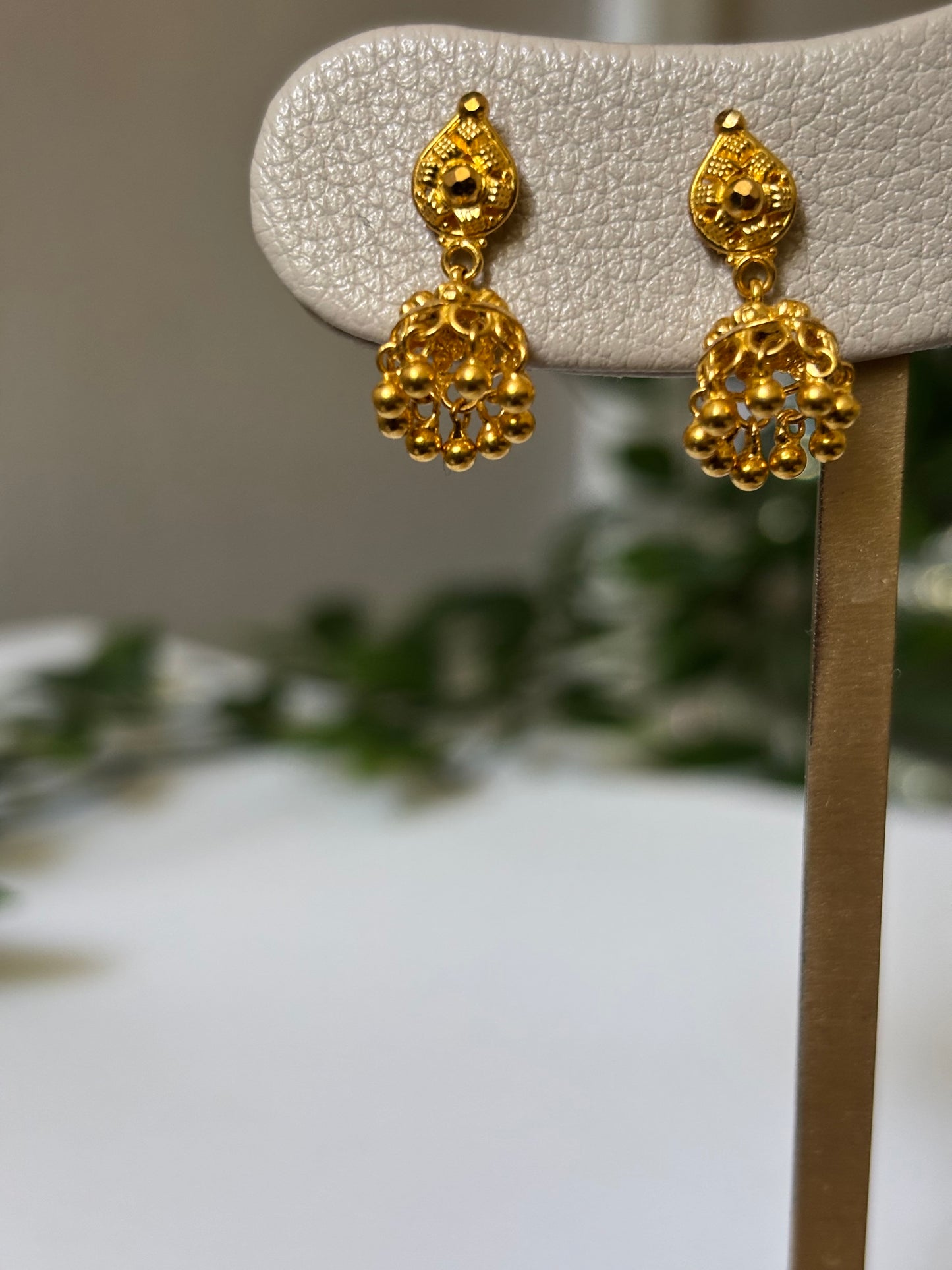 22k gold earrings