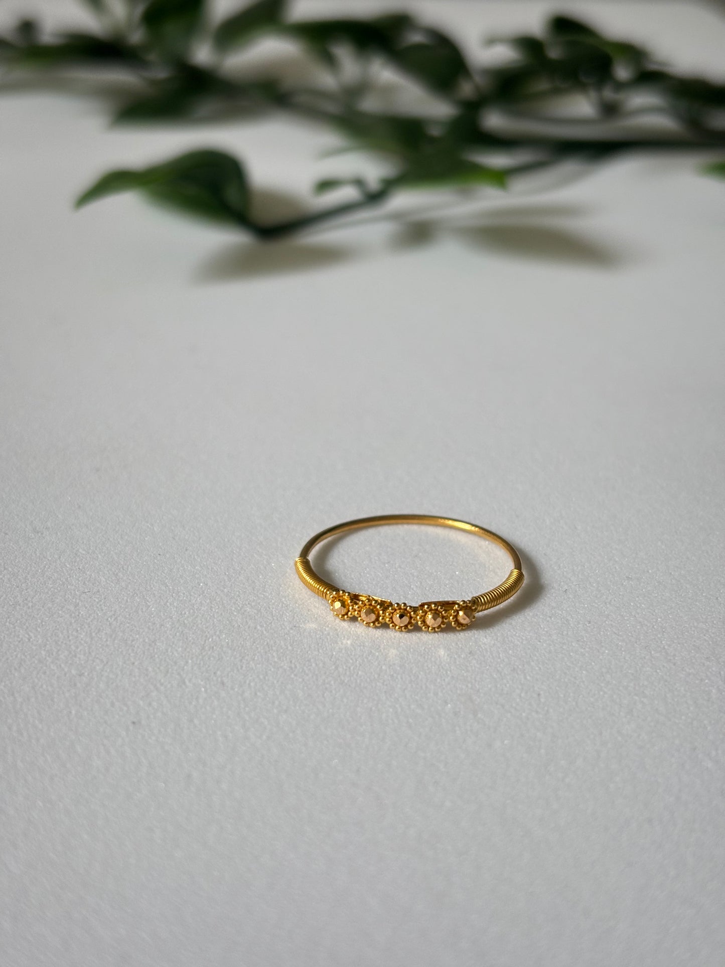 22k gold ring