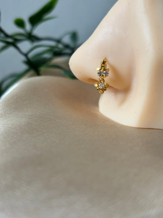 22ct gold nose ring