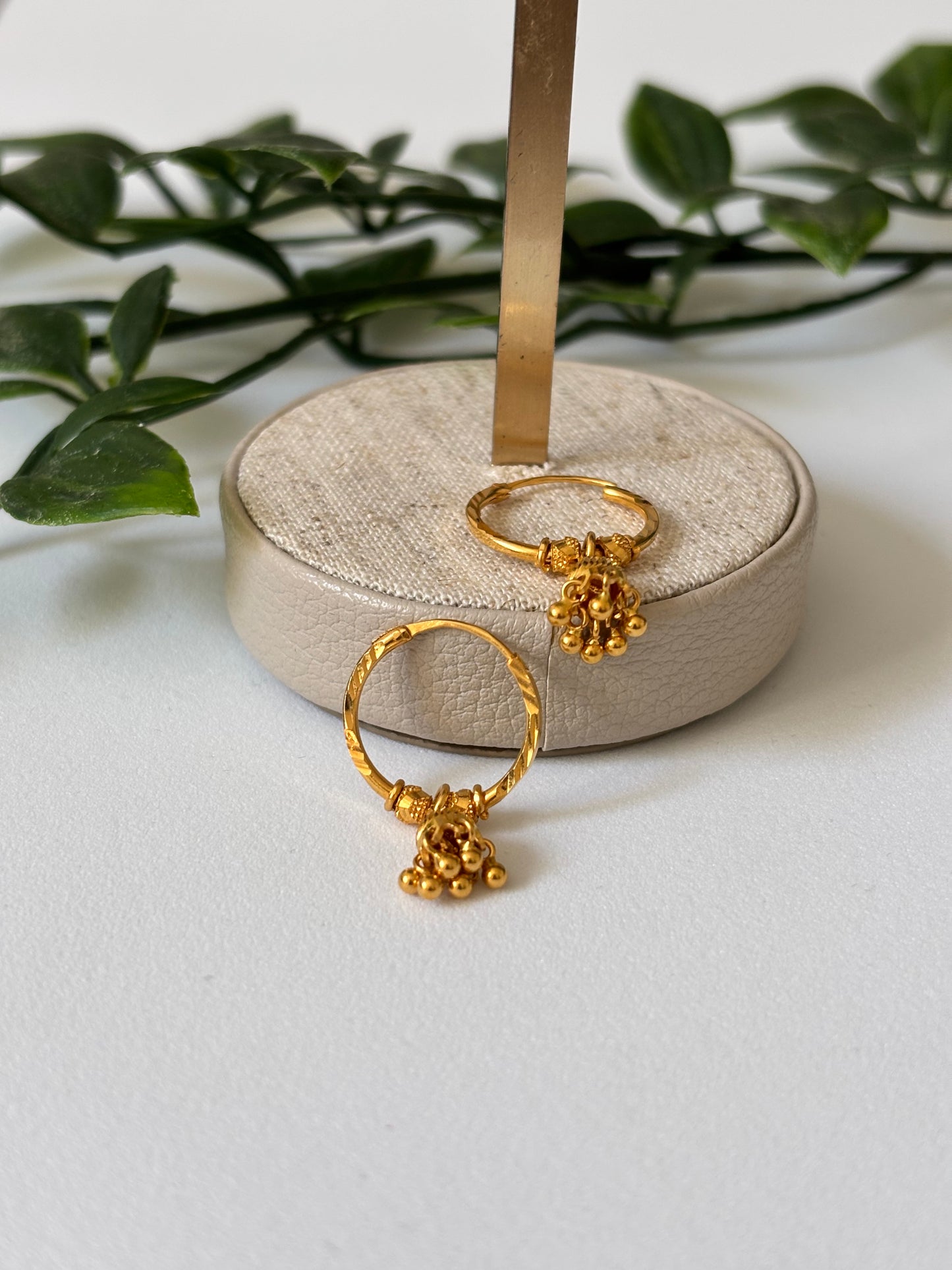22k gold earrings
