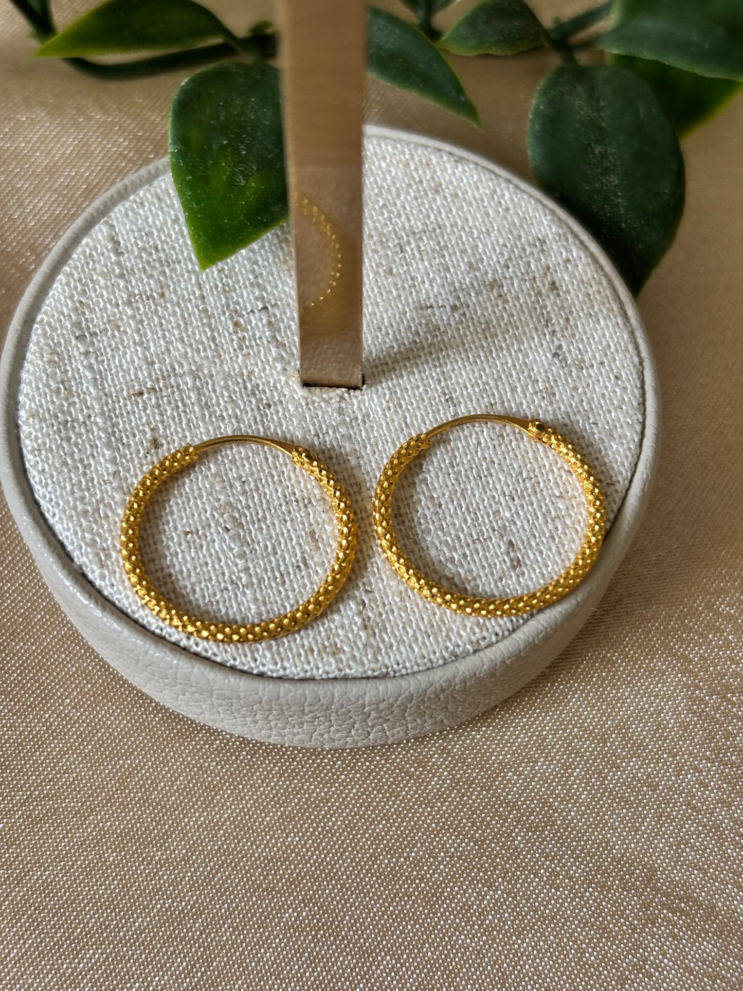 22ct gold earrings