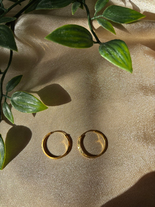 22ct gold earrings