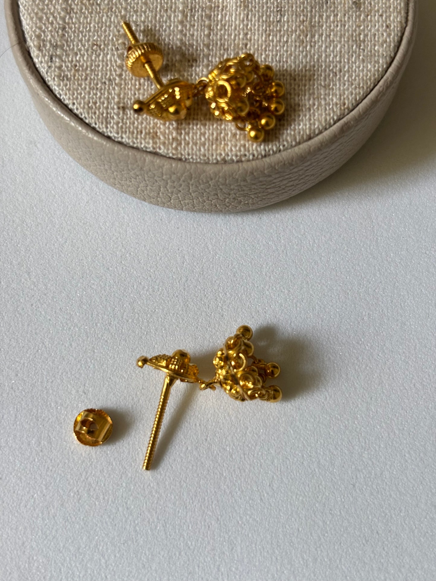 22k gold earrings