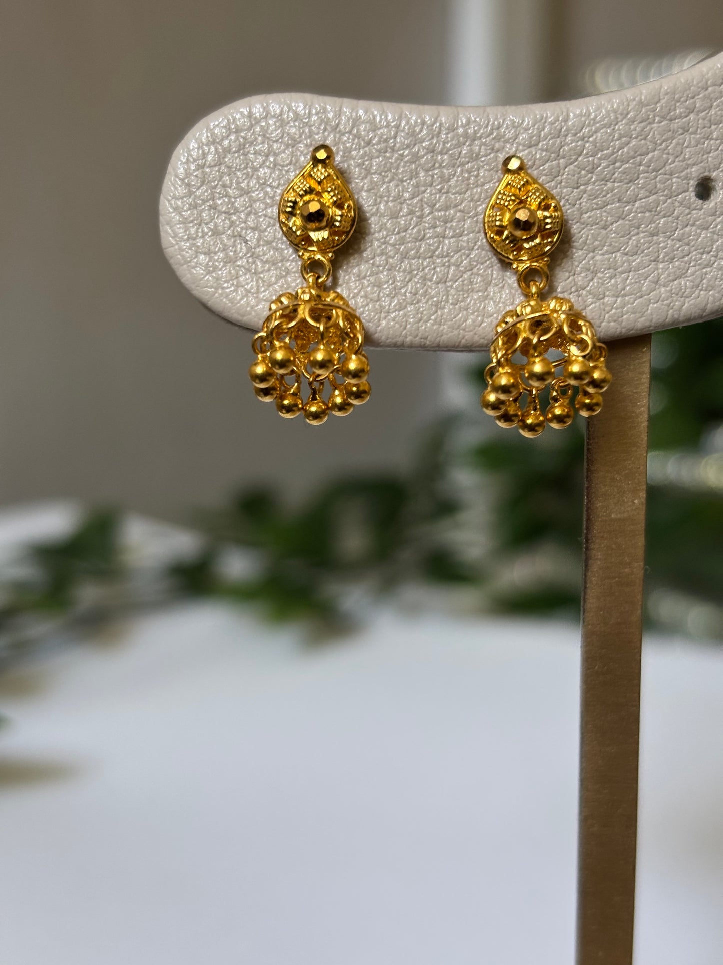 22k gold earrings