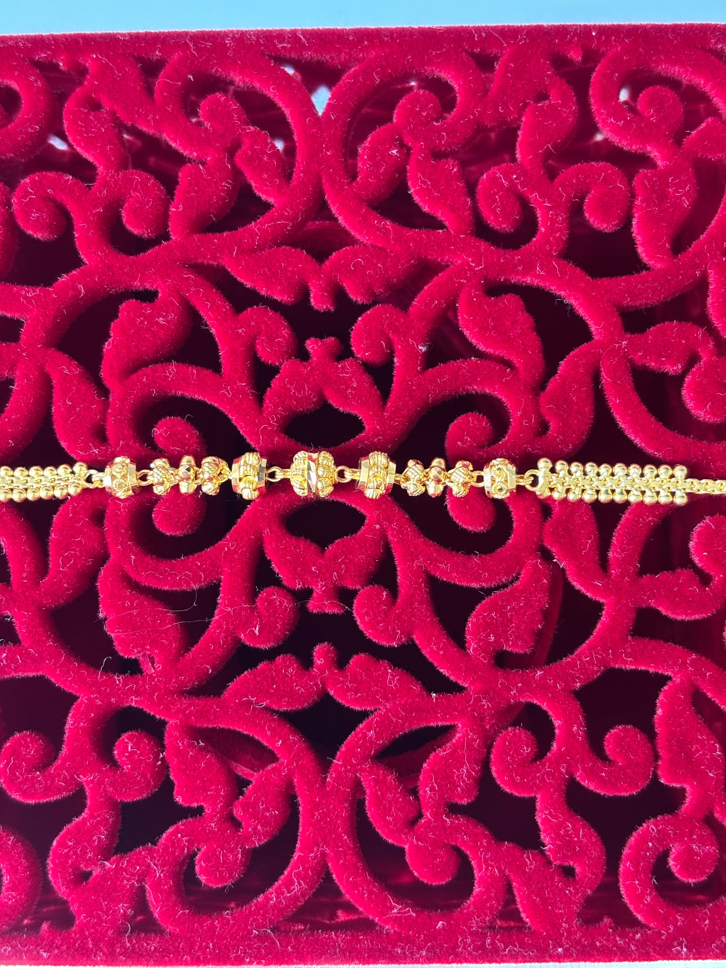 22k gold bracelet