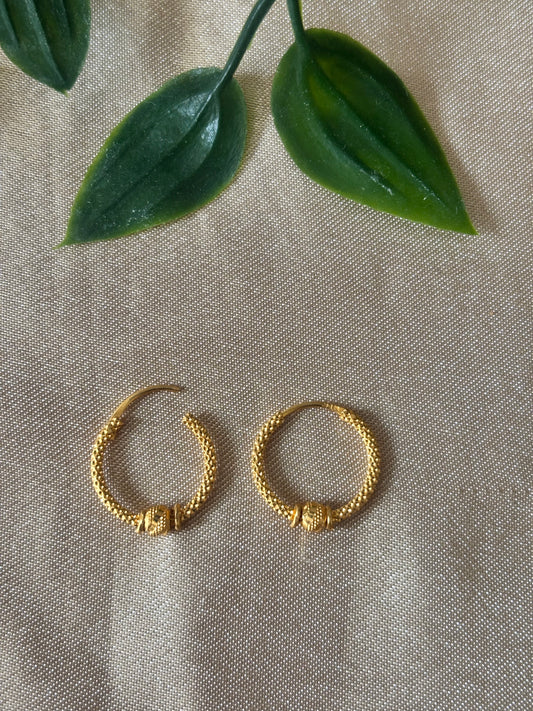 22ct gold earrings
