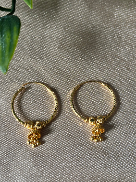 22ct gold earrings
