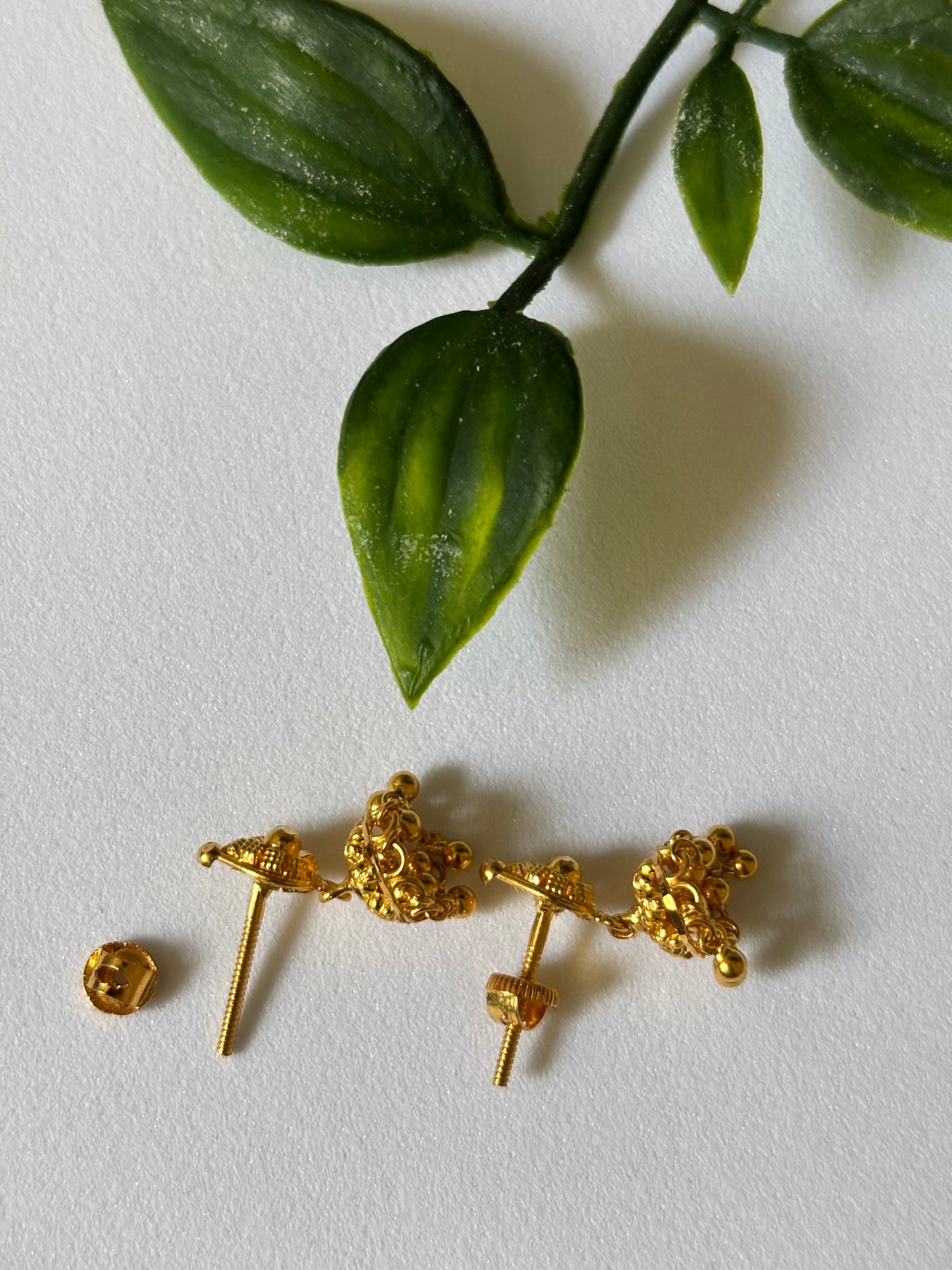 22k gold earrings