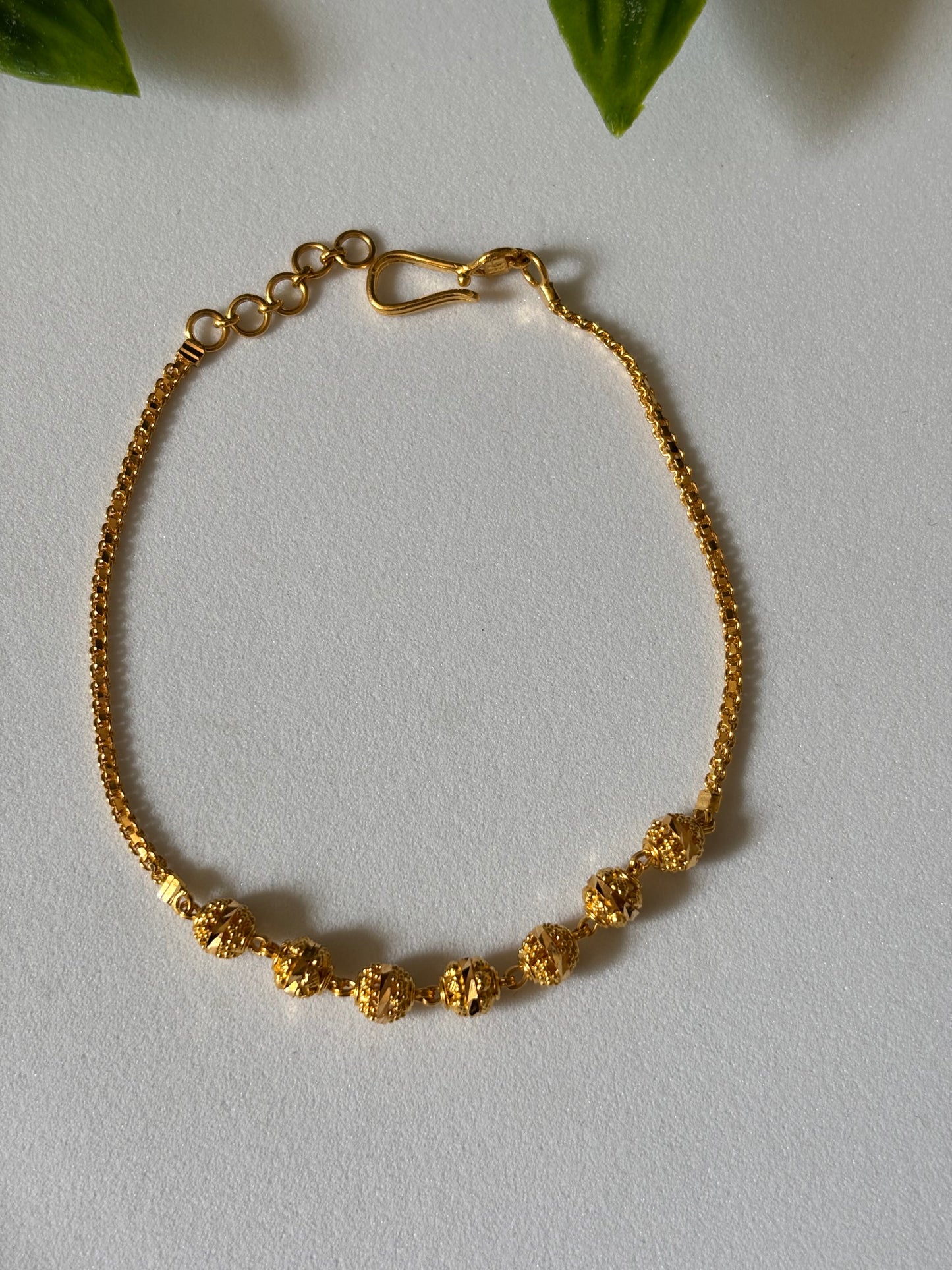 22k gold bracelet