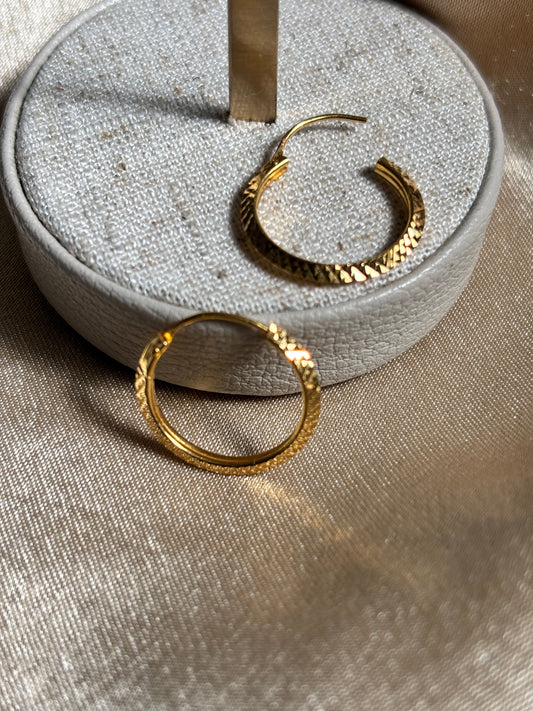 22ct gold earrings