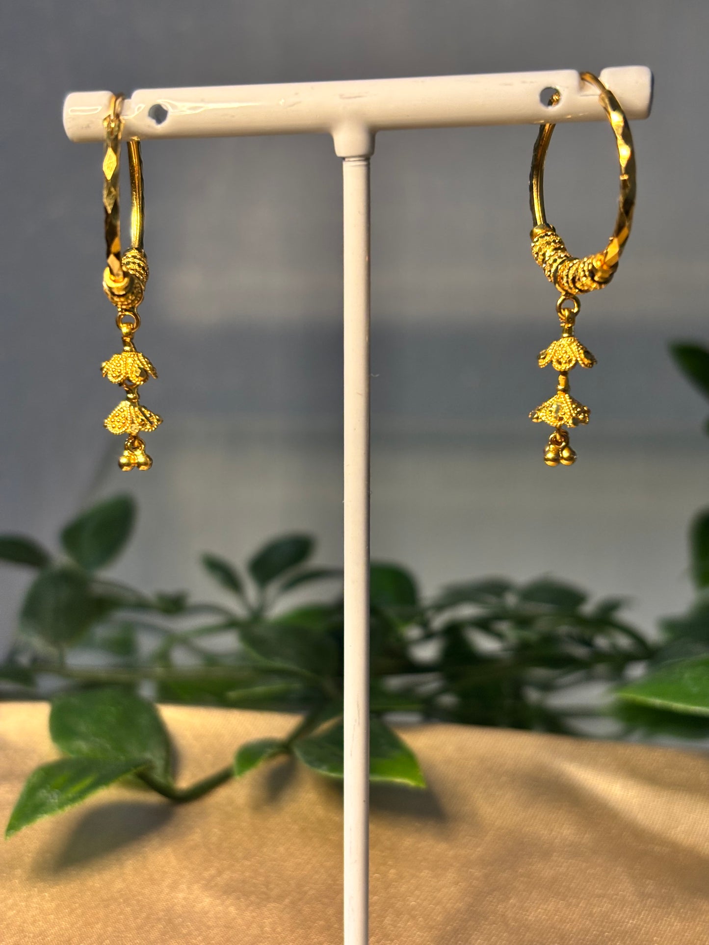 22ct gold earrings