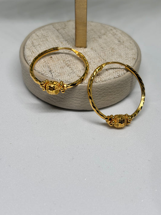 22ct gold earrings