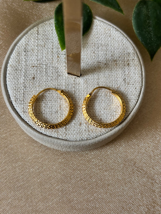 22ct gold earrings