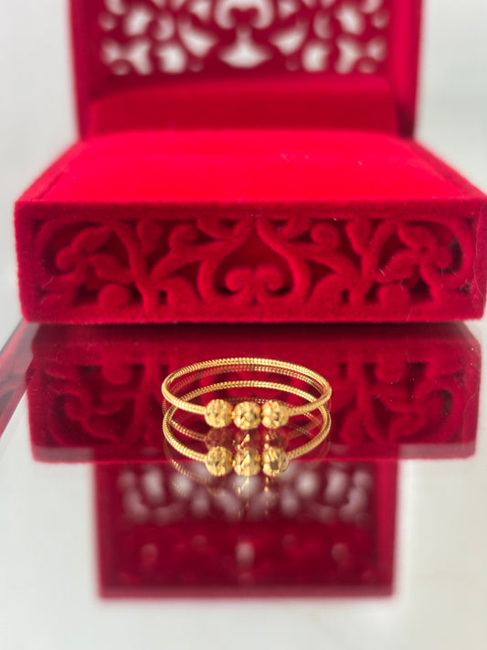 22ct gold dainty ring