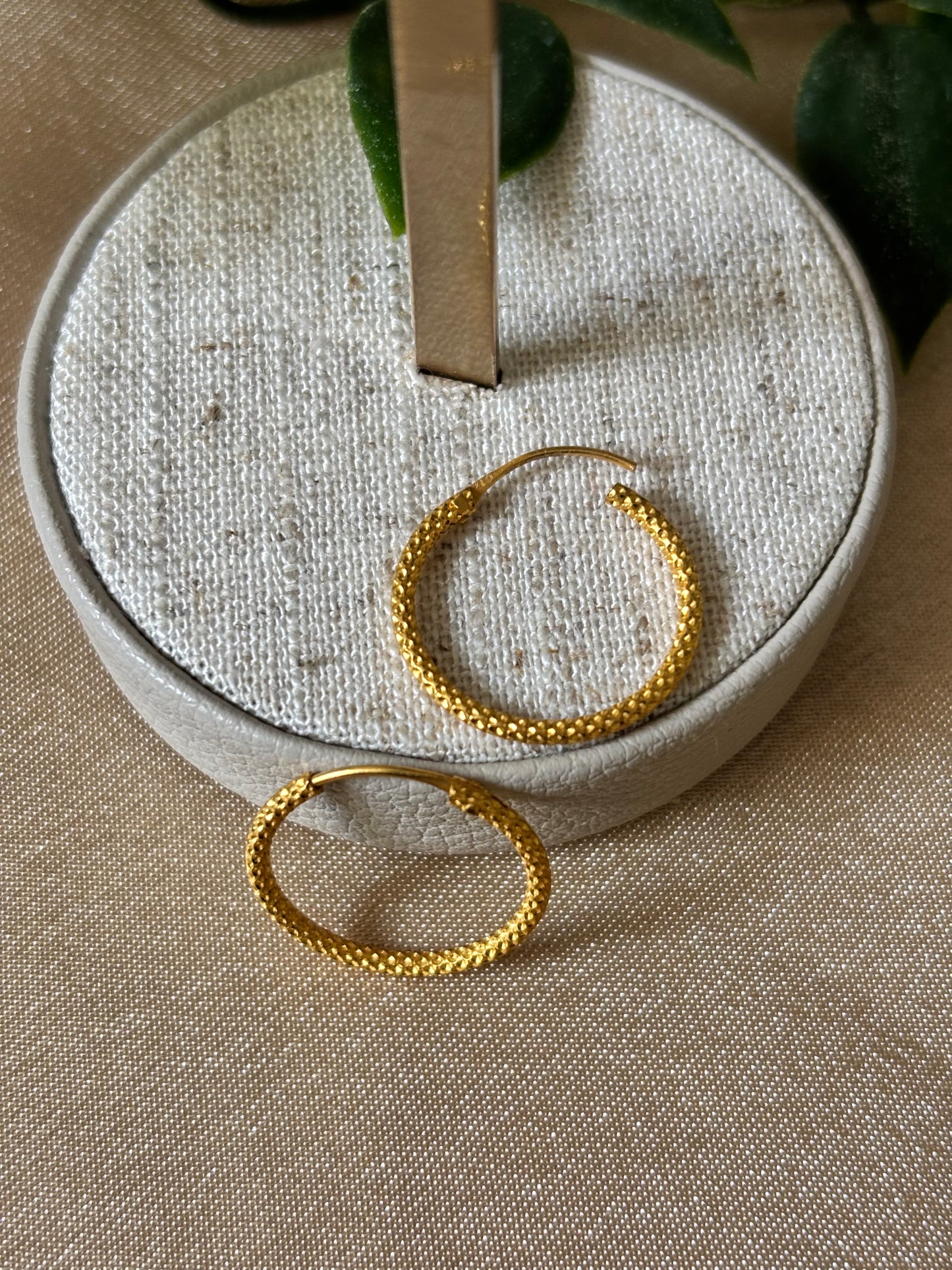 22ct gold earrings