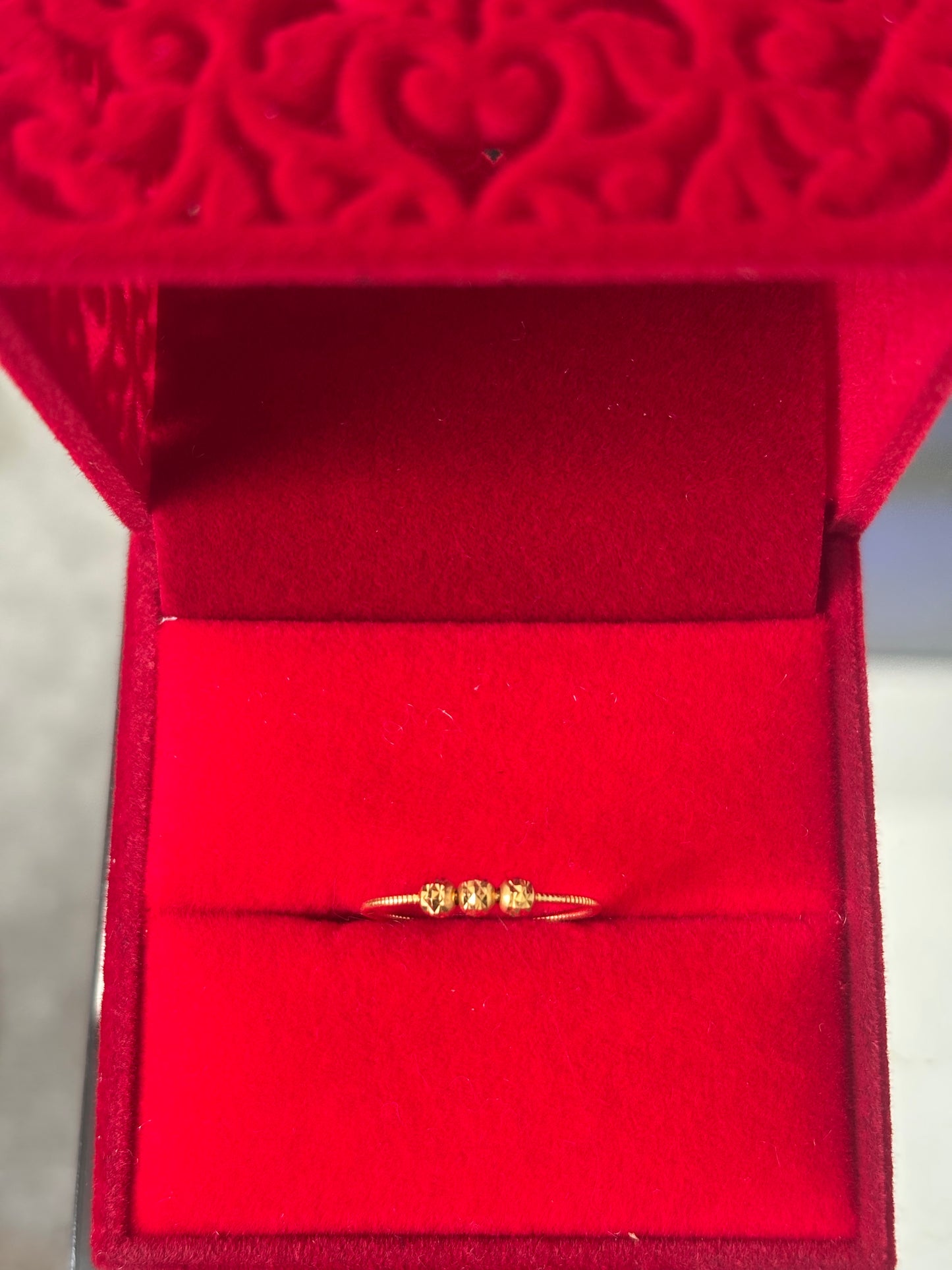 22ct gold dainty ring